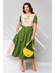 Платье артикул: 2681 бежево-зелёное от Асолия - вид 5