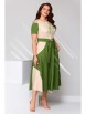 Платье артикул: 2681 бежево-зелёное от Асолия - вид 7