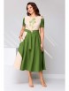 Платье артикул: 2681 бежево-зелёное от Асолия - вид 10