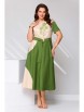 Платье артикул: 2681 бежево-зелёное от Асолия - вид 1