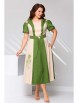 Платье артикул: 2682 бежево-зеленое от Асолия - вид 3