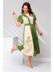 Платье артикул: 2682 бежево-зеленое от Асолия - вид 4