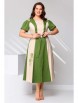 Платье артикул: 2682 бежево-зеленое от Асолия - вид 7