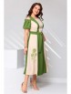 Платье артикул: 2682 бежево-зеленое от Асолия - вид 8