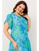 Нарядное платье артикул: 2670/1 салатово-голубой от Асолия - вид 3