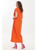 Платье артикул: 2443 оранжевый от Магия Моды - вид 2