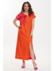 Платье артикул: 2443 оранжевый от Магия Моды - вид 3