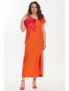 Платье артикул: 2443 оранжевый от Магия Моды - вид 1
