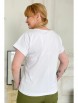 Майка,футболка артикул: 2195 белый от Rumoda - вид 2