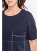 Майка,футболка артикул: Тёмно-синий свитшот с контрастной отстрочкой по карманам 3260 от AVERI - вид 2
