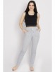 Спортивные штаны артикул: Брюки женские, серый меланж от Style Margo - вид 2