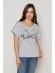 Майка,футболка артикул: Футболка женская МУАР от Style Margo - вид 1