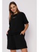 Костюм с шортами артикул: Комплект Точка, черный от Style Margo - вид 3
