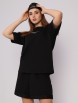 Костюм с шортами артикул: Комплект Точка, черный от Style Margo - вид 1