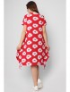 Платье артикул: Платье Пятнашки, красный от Style Margo - вид 2