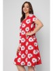 Платье артикул: Платье Пятнашки, красный от Style Margo - вид 3