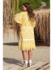 Платье артикул: 20703 желтый+белый от Vittoria Queen - вид 2