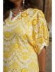 Платье артикул: 20703 желтый+белый от Vittoria Queen - вид 6