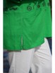 Брючный костюм артикул: 20553 зеленый+белый от Vittoria Queen - вид 9