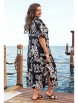 Платье артикул: 20673 дизайн черно-белый от Vittoria Queen - вид 2