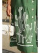 Платье артикул: 20463 зеленый+белый от Vittoria Queen - вид 6