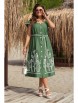 Платье артикул: 20463 зеленый+белый от Vittoria Queen - вид 7