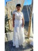 Юбочный костюм артикул: 21473/1 белый от Vittoria Queen - вид 5