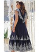 Платье артикул: 21483 синий+белый от Vittoria Queen - вид 2