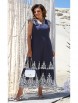 Платье артикул: 21483 синий+белый от Vittoria Queen - вид 5