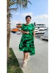 Нарядное платье артикул: 21813 зеленый+черный от Vittoria Queen - вид 4