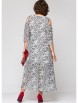 Нарядное платье артикул: 7234 бело-серый принт от Eva Grant - вид 6