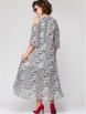 Нарядное платье артикул: 7234 бело-серый принт от Eva Grant - вид 10