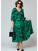 Нарядное платье артикул: 7235 зелень принт от Eva Grant - вид 3