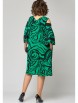 Нарядное платье артикул: 7145 зеленый принт от Eva Grant - вид 2