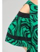 Нарядное платье артикул: 7145 зеленый принт от Eva Grant - вид 3