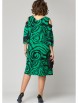 Нарядное платье артикул: 7145 зеленый принт от Eva Grant - вид 5