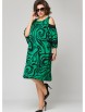 Нарядное платье артикул: 7145 зеленый принт от Eva Grant - вид 8