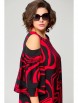 Нарядное платье артикул: 7145 красный принт от Eva Grant - вид 4