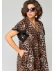 Нарядное платье артикул: 7223 леопард принт от Eva Grant - вид 3