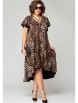 Нарядное платье артикул: 7223 леопард принт от Eva Grant - вид 4