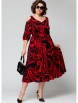 Нарядное платье артикул: 7281 красный от Eva Grant - вид 1