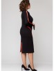 Платье артикул: 7297 черный с оранжевым от Eva Grant - вид 9