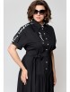 Платье артикул: 7200 черный+зебра от Eva Grant - вид 4