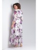 Нарядное платье артикул: 1-026 бело-фиолетовый от Pocherk - вид 2