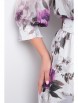 Нарядное платье артикул: 1-026 бело-фиолетовый от Pocherk - вид 4