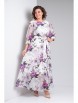Нарядное платье артикул: 1-026 бело-фиолетовый от Pocherk - вид 5