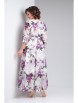 Нарядное платье артикул: 1-026 бело-фиолетовый от Pocherk - вид 6