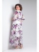 Нарядное платье артикул: 1-026 бело-фиолетовый от Pocherk - вид 8