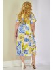 Платье артикул: М-106 лимоны с квадратами от ЛимоГолд - вид 2