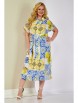 Платье артикул: М-106 лимоны с квадратами от ЛимоГолд - вид 1